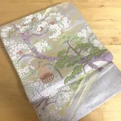 a*i様 A5⭐️正絹　豪華袋帯　夜桜美し　六通柄　逸品