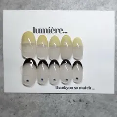 アシンメトリーネイルチップ