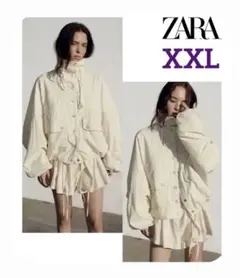 ZARA ナイロンポケットジャケット XXLのサムネイル