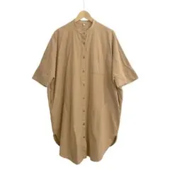 ［コートにも！］無印良品 シャツワンピース