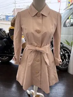 TOCCA トレンチコート　スプリングコート　ベージュ　花ボタン　サイズ2 bb576927260e286576a00c8a68258e