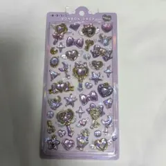 ボンボンドロップシール　マジカル　パープル　キラキラ