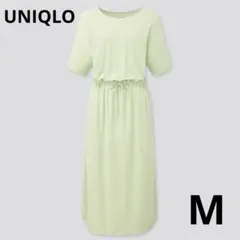 UNIQLO　ワンピース　ルームウェア　エアリズム　パイル生地　ポケット付　Мのサムネイル