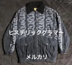 完売品★ヒステリックグラマー　SNAKE LOOP柄 デニムジャケット　スネーク