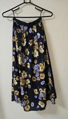 クリアインプレッション　花柄　フレアスカート ロング　美品