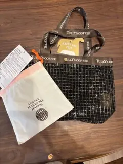 TULLY'S COFFEE 福袋　バッグ&巾着