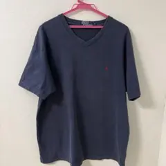 Polo by Ralph Lauren ネイビーVネック Tシャツ L
