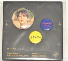 Stray Kids チャンビン ピンバッジ UNLOCK PIN BUTTON