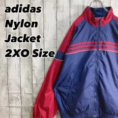 アディダス パフォーマンスロゴ 万国旗タグ 切替 ナイロンジャケット