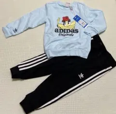 ② アディダス 新品 トレフォイルキャラクター セットアップ 110 スウェット