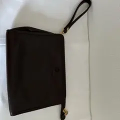 mila schon ミラショーン レザー クラッチバッグ