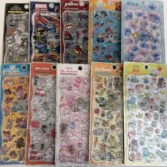 【正規品】プチドロップステッカー　ディズニー　まとめ売り　10枚