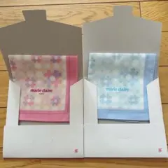 2点セット【新品】marie claire マリクレールハンカチチーフ　ハンカチ