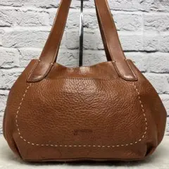 美品✨ゲンテン ソフィッチェ ステッチ トスカ シボ革 レザー トートバッグ