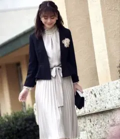 レディースフォーマルワンピース　L 新品　入学式　卒業式