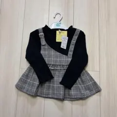 チュニックトップス95サイズ 黒とグレー