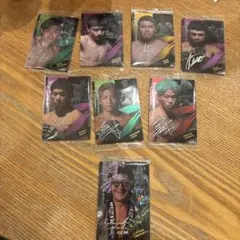 サイン入りトレーディングカード8枚セット