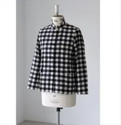 CASEY CASEY wool check jacket M