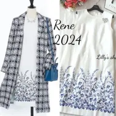 ルネ2025♡ティアード ストライプワンピース - メルカリ