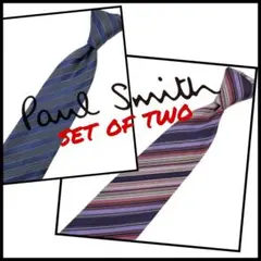 766【2本セット】中古 Paul smith ネクタイ◼ポールスミス