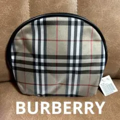 BURBERRY London ノバチェック ナイロン キャンバス 化粧ポーチ