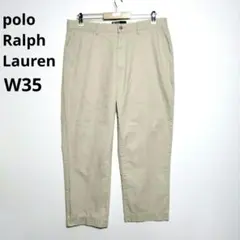 【252】ポロラルフローレン　チノパン　　W35　US古着