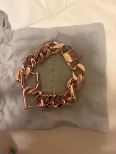 CHARLES & KEITH ローズゴールド チェーンブレスレットのサムネイル