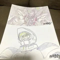 【中古希少品】 機動戦士ガンダムNT 6週目入場者特典 ナラティブ複製原画