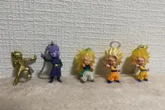 ドラゴンボール　フィギュアストラップ　5点