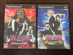 ★ 動作品 PS2 ★ BLEACH 放たれし野望 + ブレイド・バトラーズ