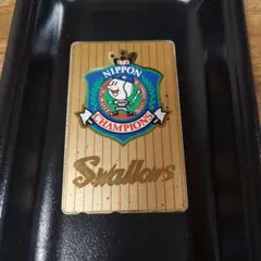 ヤクルトスワローズ 1997年 優勝記念テレホンカード ツバクロー 使用済