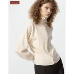 ユニクロ　カシミヤ　メリノジップカーディガン　S