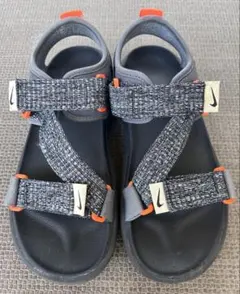Nike サンダル グレー/オレンジ