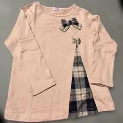 【未使用】ミキハウス　長袖カットソー　100