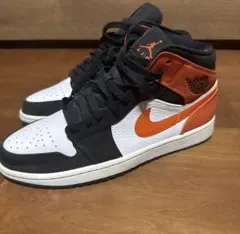 Air Jordan ハイカットスニーカー ホワイト/ブラック/オレンジ