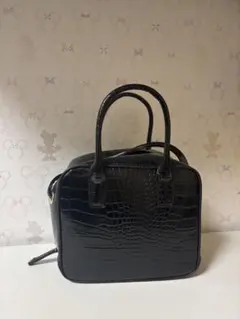 僕ちゃんさん専用 ブラック クロコダイル風 ショルダーバッグ