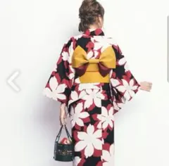 ★高級変わり織り浴衣★優美な金魚柄★赤紅色 粋な古典柄 新品 限定 和装 大正 ◇高級変わり織り浴衣◇優美な紅金魚柄☆赤紅色 粋な古典柄 新品 限定