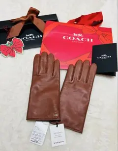 COACH♡新品未使用　素敵なレザー手袋