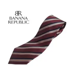 BANANA REPUBLICバナナ・リパブリック ストライプネクタイ絹100%