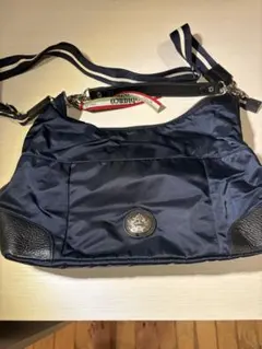Orobianco ネイビー ナイロン ショルダーバッグ