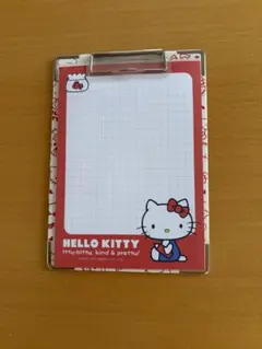ハローキティ 70年代レトロ柄　キティ　バインダー付きメモ