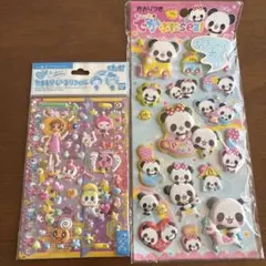 ぷっくりシール2シートセット たまごっち パンダ