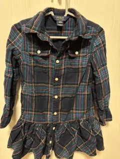 (4T) Polo Ralph Lauren チェック柄ワンピース