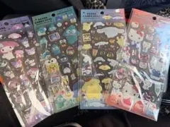 【正規品】サンリオキャラクターズ　クリアキャンディシール4枚セット