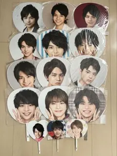 SexyZone セクゾ 佐藤勝利 公式ジャンボうちわ 15本セット C