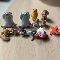 動物フィギュア カプセルトイ 9体セット