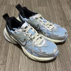 NIKE V2K RUN ラン スニーカー サイキックブルー シルバー