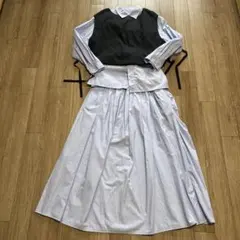 TOUJOURS ブラウス/スカート/ベスト セット