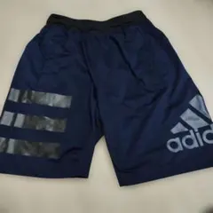 adidas ネイビー ハーフパンツ 3本ライン