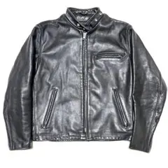 BURL ブラックレザー シングルライダース 38 - メルカリ
